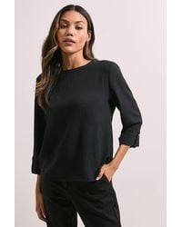 Dorothy Perkins - 3/4 Roll Sleeve Blouse - Lyst