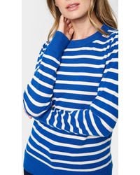 Saint Tropez - Fikam Striped Long Sleeve Pullover - Lyst