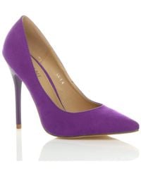 AJVANI - High Stiletto Heel Pointed Toe Court Shoes - Lyst