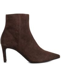 Dune - Wide Fit 'Obsessively' Suede Ankle Boots - Lyst