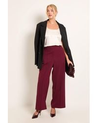 Wallis - Petite High Waisted Pintuck Trouser - Lyst