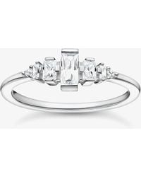 Thomas Sabo - Vintage Sterling Cubic Zirconia Ring Tr2347-051-14-56 - Lyst