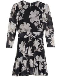 Ted Baker - Carmel Long Sleeve Round Neck Regular Fit Mini Dress - Lyst