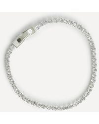 Linzi - Wedlock Crystal Thin Tennis Bracelet - Lyst