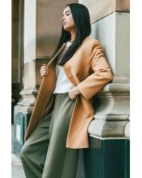 Roman - Petite Patch Pocket Buttoned Coat - Lyst