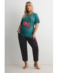Yours - 'Mon Cheri' Pyjama Set - Lyst
