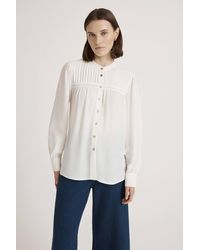Finery London - Andrea Crepe Button Through Blouse - Lyst