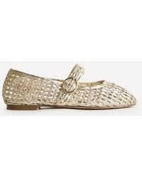 Linzi - Venice Mesh Mary Jane Pumps - Lyst