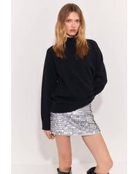 Warehouse - Petite Multi Sequin Mini Skirt - Lyst