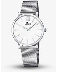 Lotus - Ladies Stainless Steel Mesh Dial Watch L18731/1 - Lyst