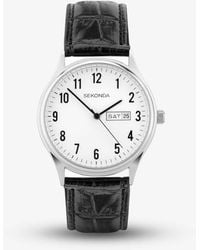 Sekonda - Easy Reader Leather Strap Watch 30121 - Lyst