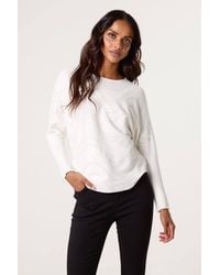 Blue Vanilla - Long Sleeve Slip On Round Neck Jumper - Lyst