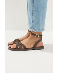 Yours - Cross Over Sandals - Lyst