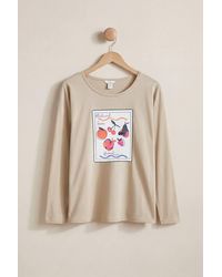 Enorsia - Crew Neck Long Sleeve T-Shirt - Lyst