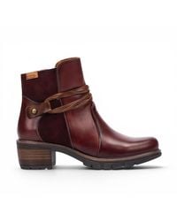 Infinity Leather - Pikolinos Leather Zipped Heel Ankle Boots -San Sebastia - Lyst