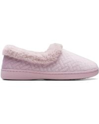 Clarks - Twyla Star Lilac Slippers, Slip Ons - Lyst