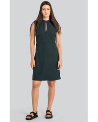Enorsia - Band Collar Sleeveless Chettle Dress - Lyst