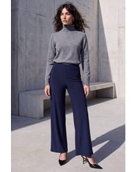 Roman - Wide Leg Stretch Trousers - Lyst