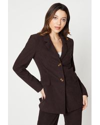 Oasis - Cord Single Breasted Blazer - Lyst