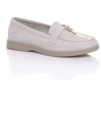 AJVANI - Flat Slip On Smart Loafers - Lyst