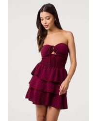 Pink Vanilla - Diamante Rara Skirt Dress - Lyst