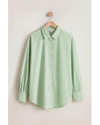 Enorsia - Long Sleeve Stripe Poplin Shirt - Lyst
