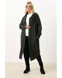 Yours - Hooded Maxi Jacket - Lyst