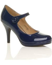 AJVANI - High Heel Mary Jane Courtshoes - Lyst