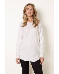 Blue Vanilla - Long Sleeve Slip On Round Neck Jumper - Lyst
