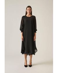 James Lakeland - Maxi Wave Hem Dress - Lyst