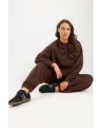 Yours - Sweatshirt & Cuffed Jogger Set - Lyst