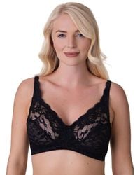 CAMILLE - Soft Lace Cup Non-Wired Bra - Lyst