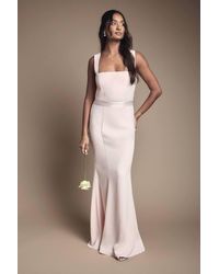 Coast - Strappy Satin Bridesmaid Dress With Tie Back Detail - Lyst