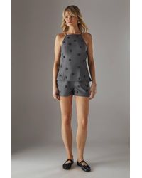 Warehouse - Embellished Tailored Shorts - Lyst