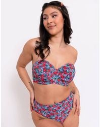 Curvy Kate - Kitsch Kate Multiway Bandeau Bikini Top Strapless - Lyst