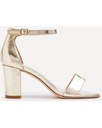 Linzi - Legacy Wide Fit Faux Leather Block Heels - Lyst