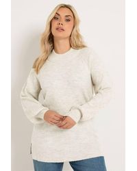 Yours - Turtle Neck Knitted Jumper - Lyst