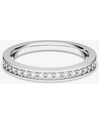 Swarovski - Rare Clear Crystal Channel Half Eternity Ring 112106 58 (Q 1/4) - Lyst