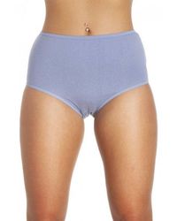 CAMILLE - Four Pack Mixed Print Cotton Full Maxi Briefs - Lyst