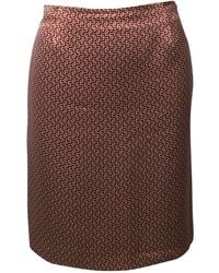 Etro - Preloved Geometric Print Knee Length Skirt - Lyst