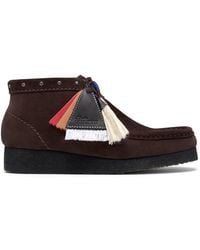 Clarks - Wallabee Boot Interest Ankle Boots, Wallabee, Lace Up - Lyst