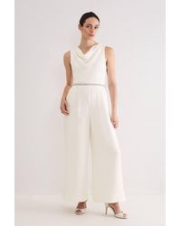 Phase Eight - Rubiana Jeweled Wide-Leg Jumpsuit - Lyst