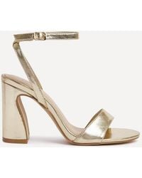 Linzi - Trance Faux Leather Block Heel - Lyst