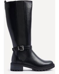 Linzi - Gilded Long Low Boots - Lyst