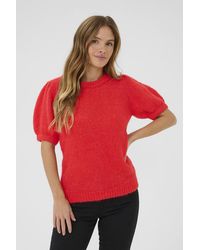 Kaffe - Kaemilie Tie Back Half Sleeves Pullover - Lyst