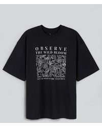 Enorsia - Oversized Graphic T-Shirt - Lyst