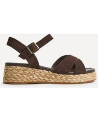Linzi - Spritz Wide Fit Flatform Sandals - Lyst