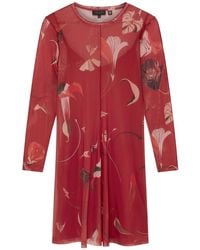 Ted Baker - Long Sleeve Crew Neck Regular Fit Mini Dress - Lyst