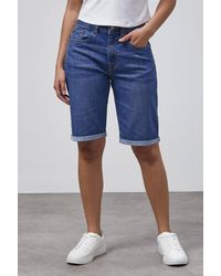 Enorsia - Essential Knee Length Shorts - Lyst