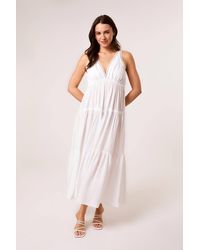 Blue Vanilla - Sleeveless V-Neck Maxi Dress - Lyst